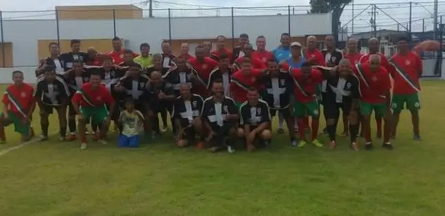 Equipe de veteranos da associação